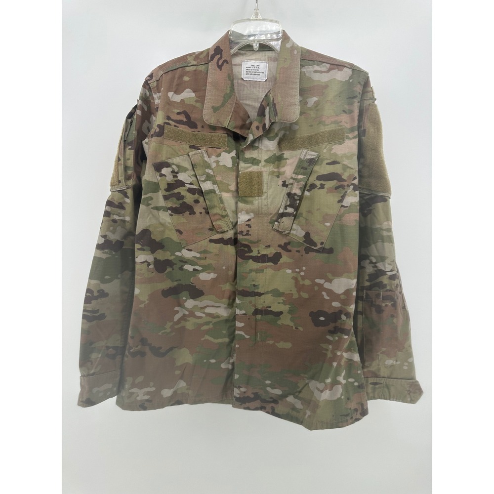 US Military OCP Multicam Combat Coat Jacket Small Long 8415-01-623-5182 Ripstop